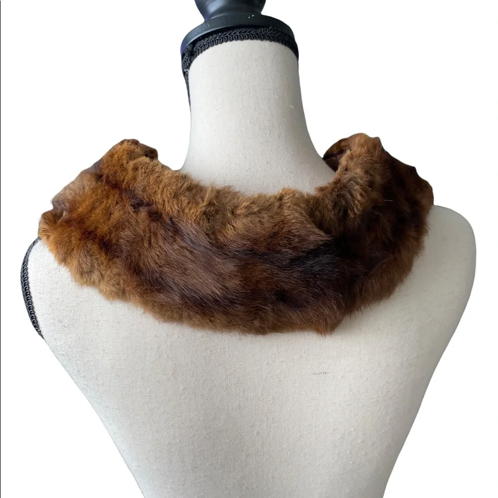 Sold!!!!Vintage Mink Fur Stole Wrap Scarf Collar - Picture 4 of 8